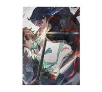 52 X 38 cm 500 Pcs Wooden Adult Jigsaw-Puzzles with Honkai Star Rail All Roles's Light Cones Paint