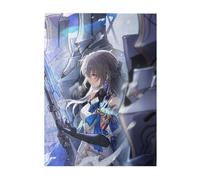 52 X 38 cm 500 Pcs Wooden Adult Jigsaw-Puzzles with Honkai Star Rail All Roles's Light Cones Paint