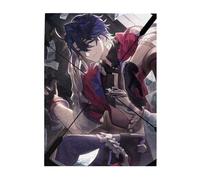 52 X 38 cm 500 Pcs Wooden Adult Jigsaw-Puzzles with Honkai Star Rail All Roles's Light Cones Paint