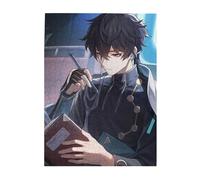 52 X 38 cm 500 Pcs Wooden Adult Jigsaw-Puzzles with Honkai Star Rail All Roles's Light Cones Paint