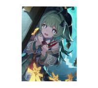 52 X 38 cm 500 Pcs Wooden Adult Jigsaw-Puzzles with Honkai Star Rail All Roles's Light Cones Paint