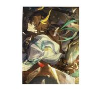 52 X 38 cm 500 Pcs Wooden Adult Jigsaw-Puzzles with Honkai Star Rail All Roles's Light Cones Paint