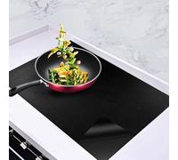 52 x 61CM Tapis de Protection Plaque Cuisson Induction, Protege Plaque Induction Silicone, Tapis de Cuisson à Induction en Silicone Protection, la Chaleur Anti Rayures Non Slip pour Plaque Induction