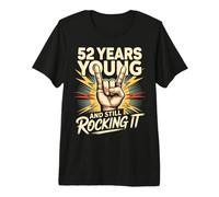 52 Years and Still Rocking 52 Anniversaire 52 Ans T-Shirt Haut de Gamme