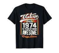 52 Years of Awesome Born 1974 Édition limitée 52e Anniversaire T-Shirt