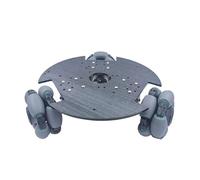 520 370 DC electronic starter Smart Car Chassis Omni Wheel 3WD Chassis Gear Encoder electronic starter Robot Smart Car Kit for Toy Parts IINKUEYK(With Encoder,520 Motor)