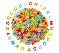 520 Pcs Lettre Autocollantes,Gommettes Autocollantes,Alphabet Lettre De Enfant,Imperméable En Adhésives,D’Alphabet Format Grand,Mousse A Adhesive,Autocollante Colorés Décoratifs,Enfants L'alphabet