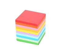 520 pièces papier origami, 10 couleurs carrées recto verso, feuilles d'artisanat de grue 5x5 cm