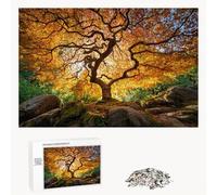 520 Pièces Puzzle Adulte - Fabrication en Bois Robuste (Pièces Standards) - Automne & Arbre - 52 x 38 cm - Décoration Murale et Détente - Article de Loisir Créatif pour Les 14 Ans et Plus P3#3
