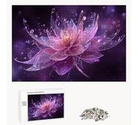 520 Pièces Puzzle Adulte - Fabrication en Bois Robuste (Pièces Standards) - Fleur & Violet - 52 x 38 cm - Décoration Murale et Détente - Article de Loisir Créatif pour Les 14 Ans et Plus P3#650