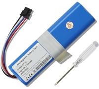 5200mAh Vacuum Cleaner Batterie pour Dreame D9 D10 Plus L10 Pro Plus L10 D10s L10s RLS5-BL0 F9 Z10 Pro RLS5-WH0 D10 RVS5-WH0 RL55L D9 Pro D9 Max L10 Pro with P2008-4S2P-MMBK avec Aspirateurs 14.4V