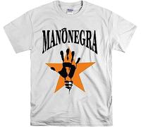 520CHENYONG Mano Negra French T-Shirt Music Band Retro T Shirt Men Colour T-Shirts à Manches Courtes(Medium)