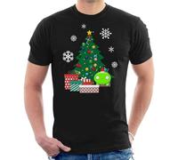 520CHENYONG Mooncake Around The Christmas Tree Final Space Men's T-Shirt T-Shirts à Manches Courtes(Large)