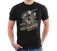 520CHENYONG Nier Automata The Weight of The World Men's T-Shirt T-Shirts à Manches Courtes(Medium)