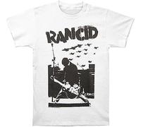 520CHENYONG Rancid Tim Live Mens T-Shirt Black T-Shirts à Manches Courtes(Large)
