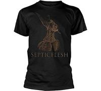 520CHENYONG Septic Flesh 'Communion' Mens T Shirt T-Shirts à Manches Courtes(X-Large)