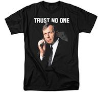 520CHENYONG The X Files Smoking Man Trust No One T Shirt & Stickers T-Shirts à Manches Courtes(3X-Large)