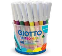 Giotto Jar 48 Markers Turbo Maxi Tratto 0.5mm Multicolor