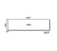 [5217] Boîte de 1000 étiquettes d'affranchissement 1 front format 170 x 44 mm
