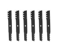 521981501 539112079 Lot de 6 lames mulching compatibles avec tondeuse à gazon Husqvarna Zero-Turn MZ5225ZT