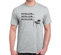 522 Bueller Mens t-Shirt Funny 80s Movie Ferris Save Vintage Retro Cool Gray Manches Courtes(XX-Large)