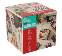 Coffret Canon Photo Cube avec cartouches d'encre PG-540 et CL-541 et papier photo glacé Extra II PP-201 13 × 13 cm (40 feuilles) - Pack créatif, bleu