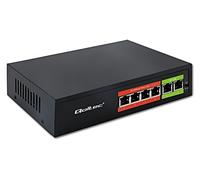52289 Commutateur Ethernet IEC C13, prise RJ45 x6 noir 100m QOLTEC