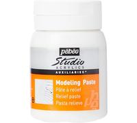 [524150] Pébéo Pot 500ml Auxiliaire Acrylique Studio Modeling Paste Blanc
