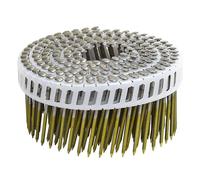 5250 Pointes bombée inox A4 55 x 2.3 mm NORFIX NFX11431 annelé 16° en rouleau liaison plastique