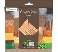 [52503MD] Avenue Mandarine Une pochette Origami Paper Nature 20 x 20 cm 60 Fe...