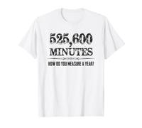 525600 Minutes Comment mesurer Une année de théâtre Musical T-Shirt