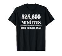 525600 Minutes Théâtre Musical Acteur Scène Manager Musicals T-Shirt