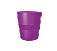 [52781062] LEITZ Corbeille à papier Wow capacité 15L polypropylène D29 x H32,...