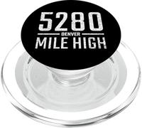 5280 Mile Haute Denver Colorado PopSockets PopGrip pour MagSafe