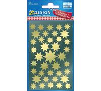 ZDesign Stickers de Noël 'étoiles', or