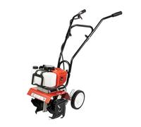 52CC 2 Temps Motobineuse Mini laboureur cultivateur Mini Cultivateur à Essence 1.9KW, 4 Lames 8.86", Largeur 11.8" Profondeur 4.72