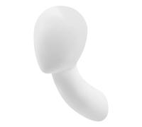 52cm Tête de mannequin mural Tête de mannequin autonome pour perruques Chapeaux Affichage Mat-Blanc