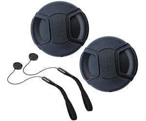 52mm Bouchons D'objectif Capuchon Cache Objectif pour Canon EF 55-200mm f/4.5-5.6 II USM,Nikon AF-S DX NIKKOR 55-200mm f/4-5.6G If-Ed VR,55-200mm f/4-5.6GED VR II,HUIPUXIANG Lot de 2