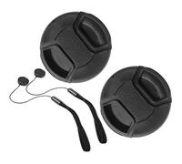 52mm Bouchons D'objectif Capuchon Cache Objectif pour Nikon AF-S(Non AF-P) DX 18-55mm f3.5-5.6G Ed/VR/VR II AF(Non AF-S) [Lot de 2]