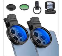 52mm Clip-0n Phone CameraLens Filter Kit, 52mm Polarized Smart Phone, Circular Polarizer Polarizing Filter. Compatible with Most Cell Phones on The Market (2 PCS)