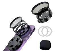 52mm Magnetic CPL Filter for iPhone, Rotatable Expandable Polarizing Filter with Starburst Lens, Foldable ND Filters Compatible with iPhone 12/13/14/15/16/17, Sam-Sung S21-S25 (1Pcs)
