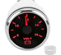 52mm voltmètre marin 8-16V aiguille 7 couleurs rétroéclairage IP67 étanche