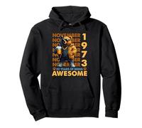 52nd Birthday Bear Legends November 1973 52 Years Old Mens Sweat à Capuche