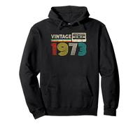 52nd Birthday Gifts Vintage 1973 Cassette Tape Retro Vintage Sweat à Capuche