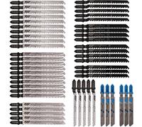 52pcs T-Bar Saw Blade with Plastic Box,High Carbon Metal Blades 10 Models for Wood Plastic Metal Quick Cut for T118A T118B T101AO T101B T101D T101BR T111C T111D T144D T244D