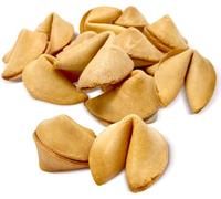 52USA Cookies Fortune, Approx. 25pcs, Vanilla Flavor, Fortune Cookies emballés individuellement en vrac, biscuits frais 4 oz