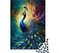 52x38cm/1000pcs Art du Paon Jigsaw Peinture numérique Fantastique Puzzles À Faire Soi-même pour Adultes