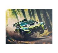 52x38cm/1000pcs Casse-têtes pour Adolescents Rally Car in Action Forest Speed Puzzle pour Adultes : Un Jeu De Réflexion Amusant Et Humoristique pour Un Anniversaire Ou Noël 52x38cm/1000pcs
