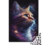 52x38cm/1000pcs, Puzzle 1000 Pièces, Starry Cat-149