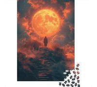 52x38cm/1000pcs, Puzzle Classique 1000 Pièces, Stairway to The Moon | Pour un Noël sans écran : ce puzzle 1000 pièces adulte convient aux journées calmes autour du Nouvel An.